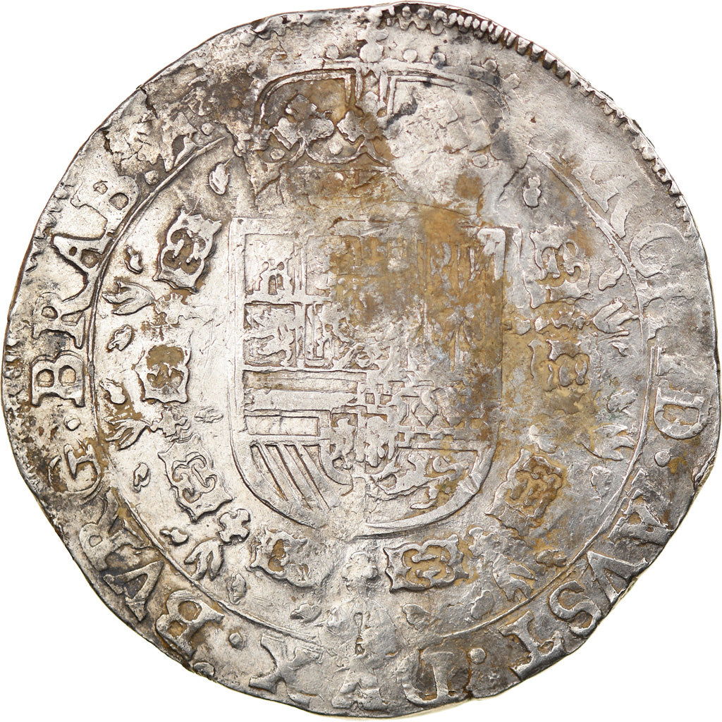 Coin, Spanish Netherlands, BRABANT, Charles II, Patagon, 1672, Brussels