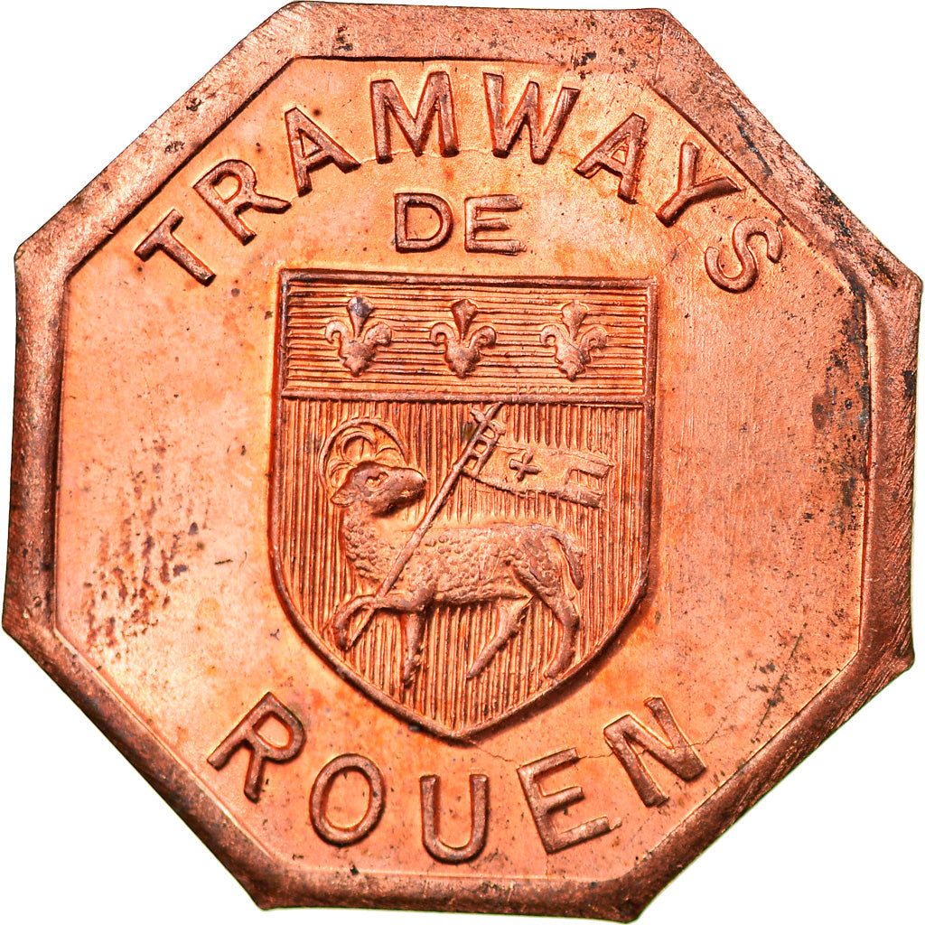 France, Jeton, Rouen, Tramways de rouen, Bon pour une Section, Banlieue, SUP+