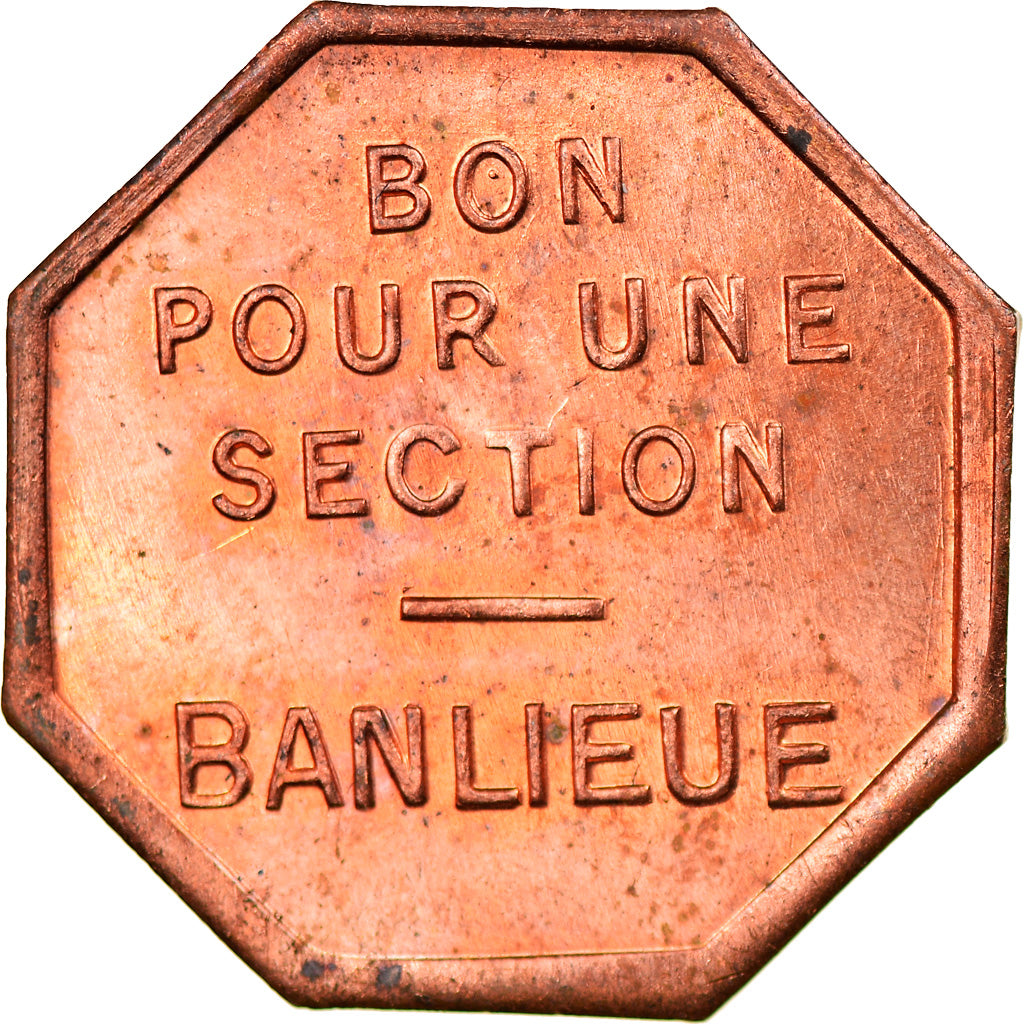France, Jeton, Rouen, Tramways de rouen, Bon pour une Section, Banlieue, SUP+