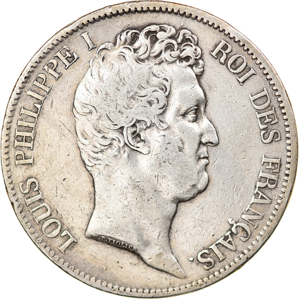Munten, Frankrijk, Louis-Philippe, 5 Francs, 1830, Paris, FR+, Zilver, KM:735.1