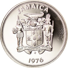 Coin, Jamaica, Elizabeth II, 20 Cents, 1976, Franklin Mint, USA, Proof