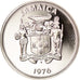 Coin, Jamaica, Elizabeth II, 20 Cents, 1976, Franklin Mint, USA, Proof