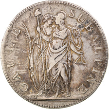Moneta, DEPARTAMENTY WŁOSKIE, PIEDMONT REPUBLIC, 5 Francs, An 9 (1801), Torino