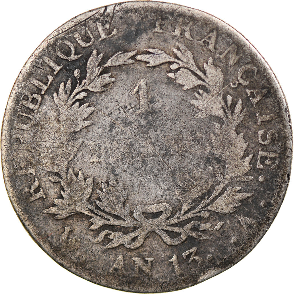 Monnaie, France, Napoléon I, Franc, An 13 (1805), Paris, B, Argent