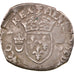 Moneta, Francia, Henri II, Douzain aux croissants, 1550, Montélimar, MB