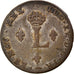 Moneta, Francja, Louis XV, Double Sol, 1738, Lille, VF(30-35), Bilon