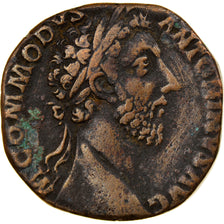 Munten, Commode, Sestertius, 181, Roma, ZF, Bronze, RIC:331