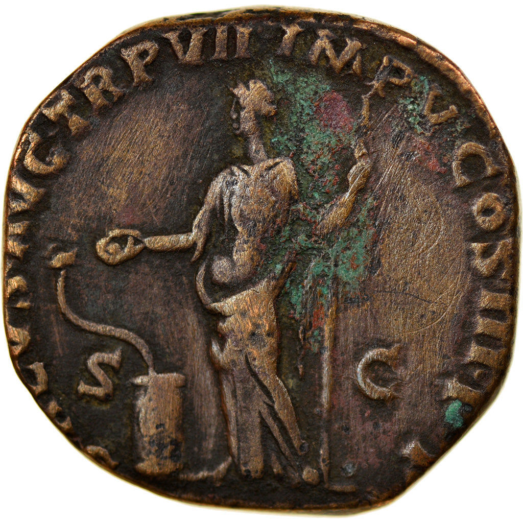 Munten, Commode, Sestertius, 181, Roma, ZF, Bronze, RIC:331
