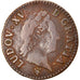 Coin, France, Louis XV, Demi sol à la vieille tête, 1/2 Sol, 1769, Reims