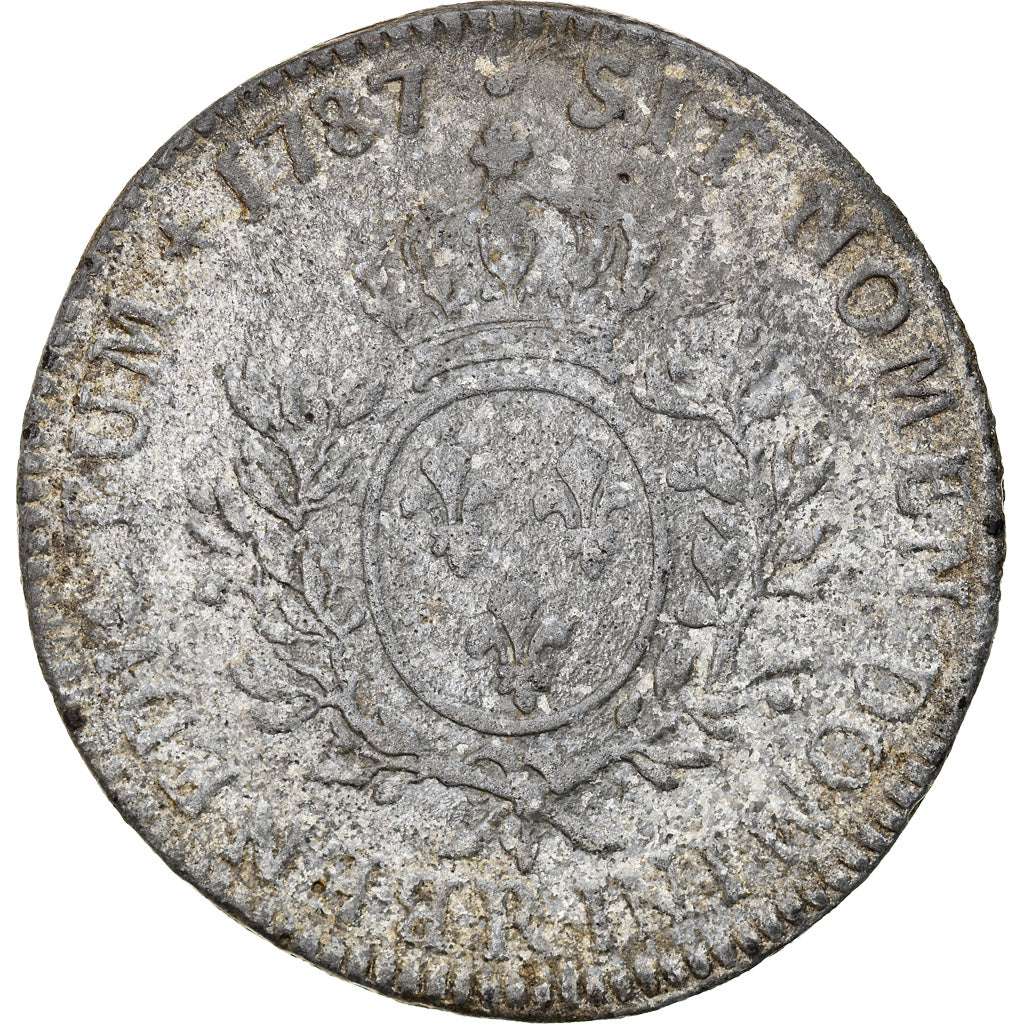 Coin, France, Louis XVI, Écu aux branches d'olivier, Ecu, 1787, Orléans