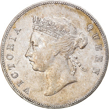 Munten, Hong Kong, Victoria, 50 Cents, 1890, ZF, Zilver, KM:9.1