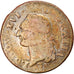 Moeda, França, Louis XVI, Sol ou sou, Sol, 1790, Bordeaux, VG(8-10), Cobre