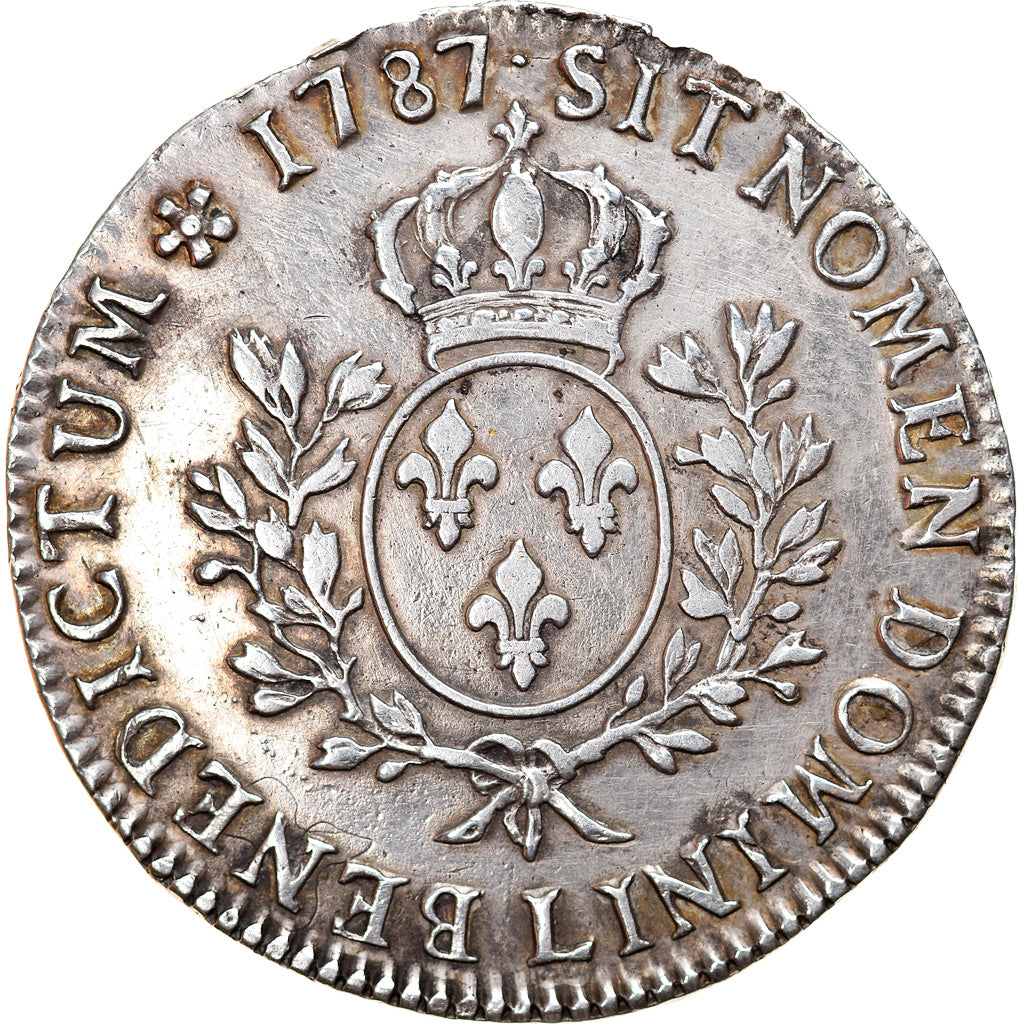 Munten, Frankrijk, Louis XVI, Écu aux branches d'olivier, Ecu, 1787, Bayonne