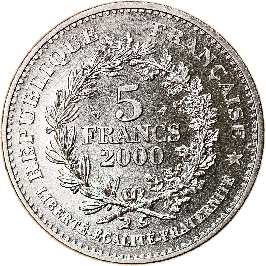 Monnaie, France, Franc d'Henri III, 5 Francs, 2000, Paris, FDC, Cupro-nickel
