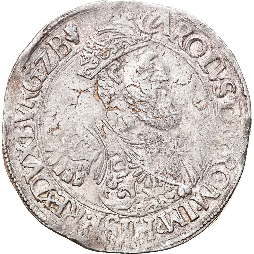 Coin, Spanish Netherlands, BRABANT, Charles Quint, Florin Karolus, Antwerp