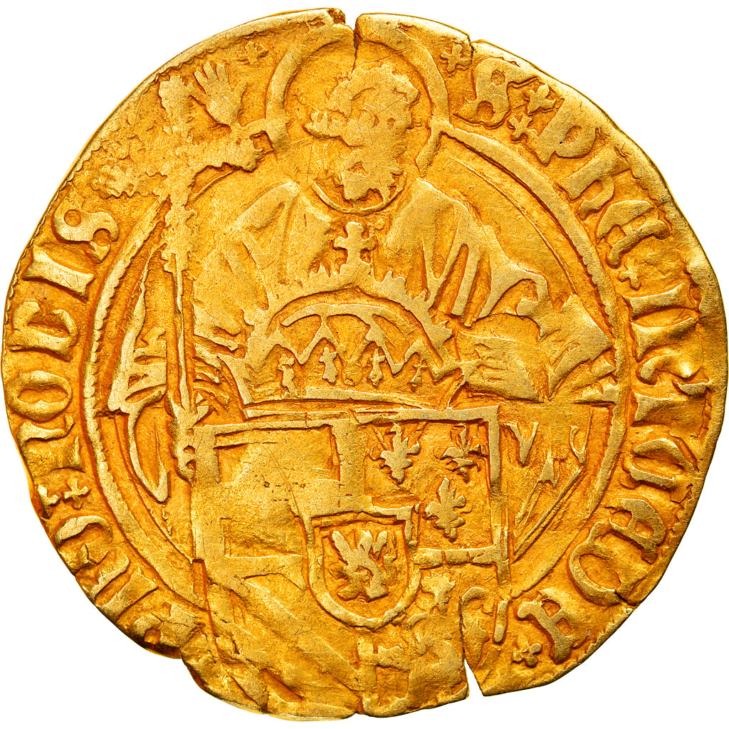 Coin, Spanish Netherlands, BRABANT, Philippe le Beau, Florin d'or au Saint