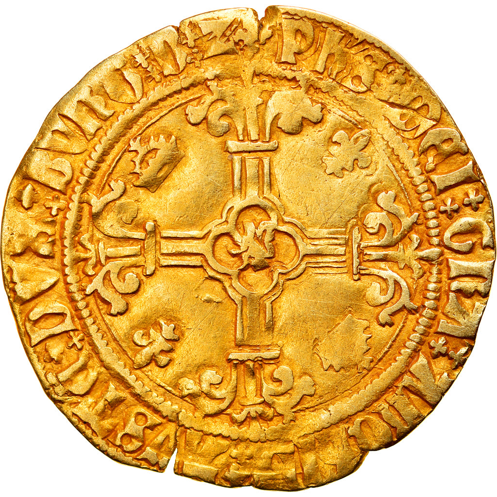 Coin, Spanish Netherlands, BRABANT, Philippe le Beau, Florin d'or au Saint