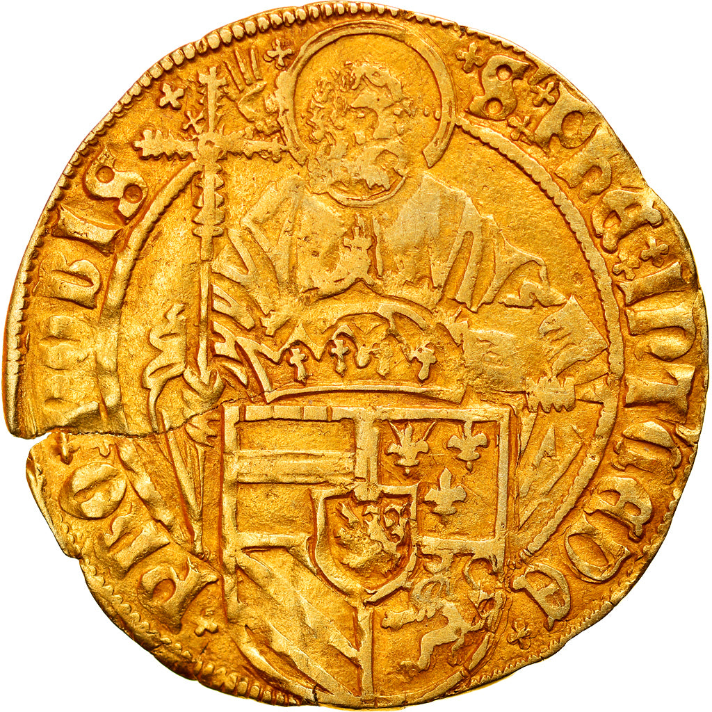 Coin, Spanish Netherlands, BRABANT, Philippe le Beau, Florin d'or au Saint