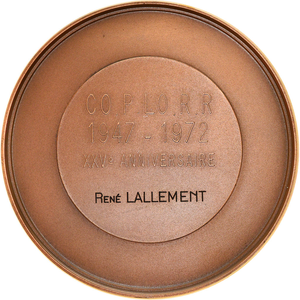 France, Médaille, CO.P.LO.R.R, XXVème Anniversaire, Business & industry, 1972