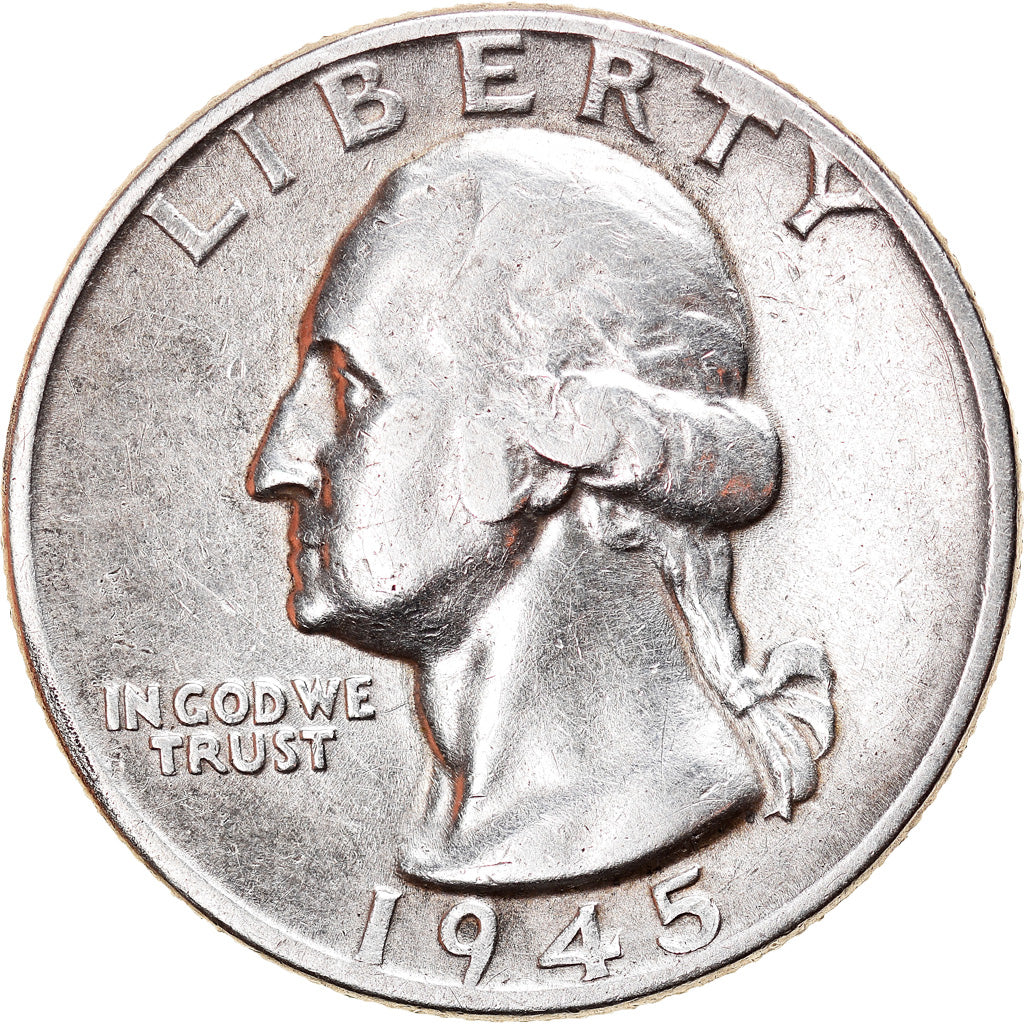 Monnaie, États-Unis, Washington Quarter, Quarter, 1945, U.S. Mint