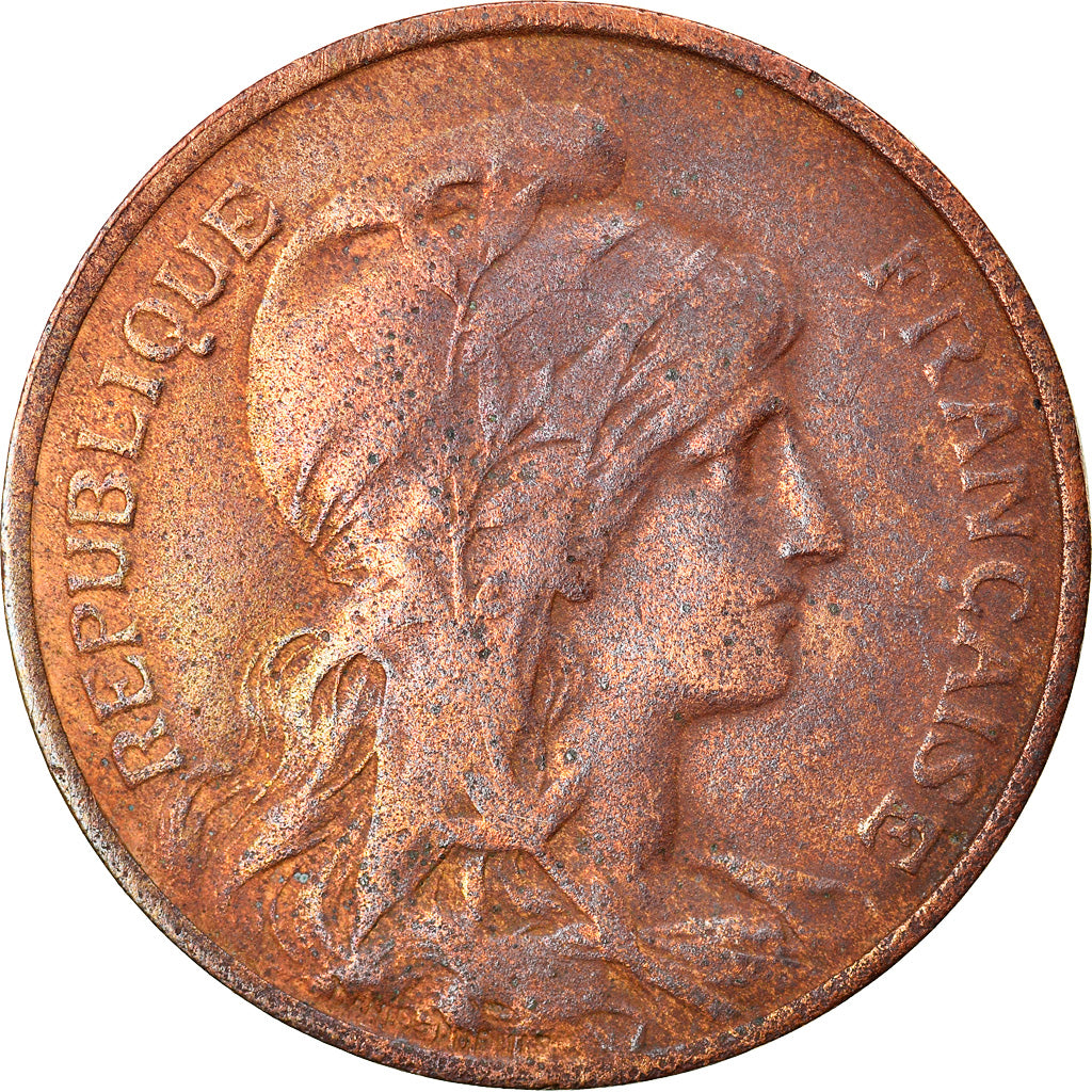 Moneda, Francia, Dupuis, 10 Centimes, 1900, Paris, BC+, Bronce, KM:843