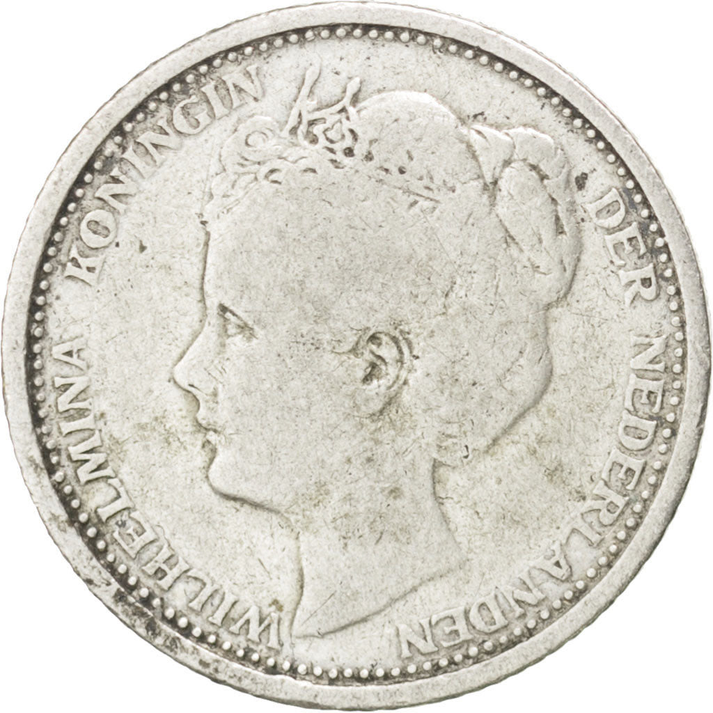 NETHERLANDS, 10 Cents, 1905, KM #136, VF(20-25), Silver, 15, 1.36