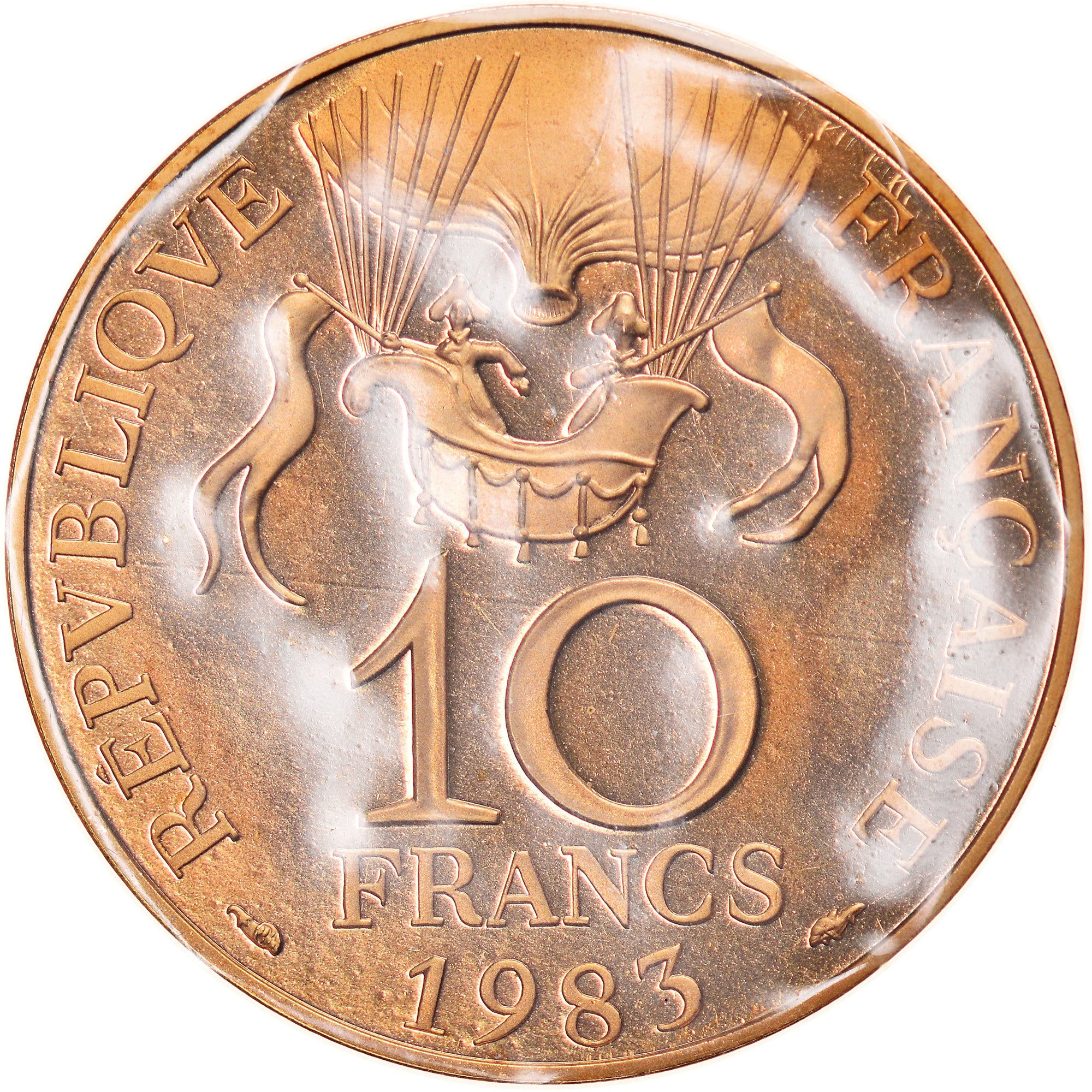 Monnaie, France, 10 Francs, 1983, Piéfort, FDC, Cupro-nickel Aluminium
