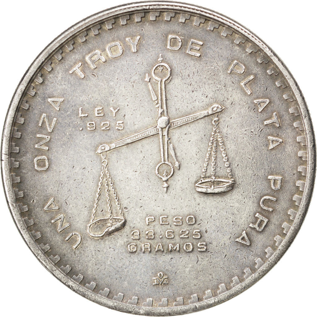 Mexique, 1 Onza Troy de Plata Pura 1979, KM M49b.3