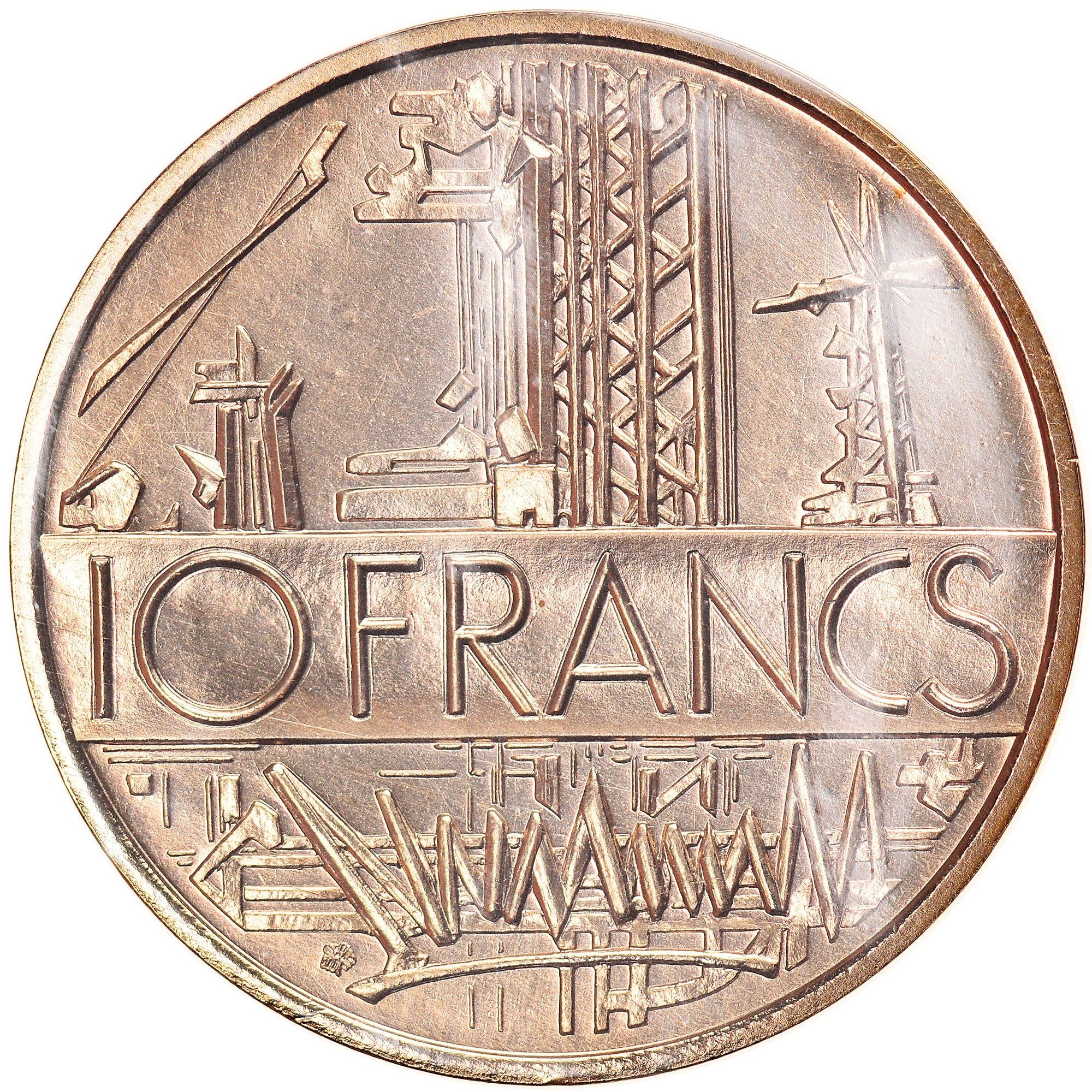 Monnaie, France, 10 Francs, 1984, Piéfort, FDC, Copper-Nickel-Aluminum
