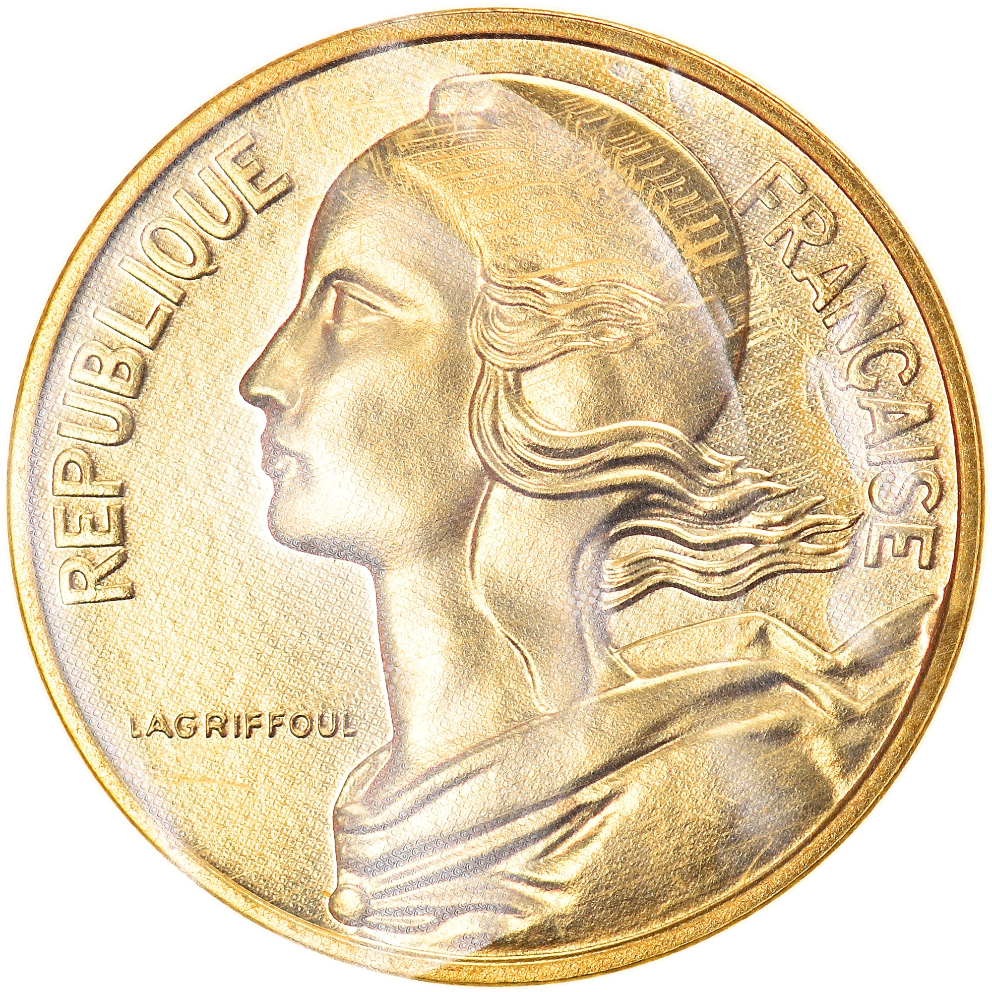 Monnaie, France, 10 Centimes, 1984, Piéfort, FDC, Cupro-nickel Aluminium