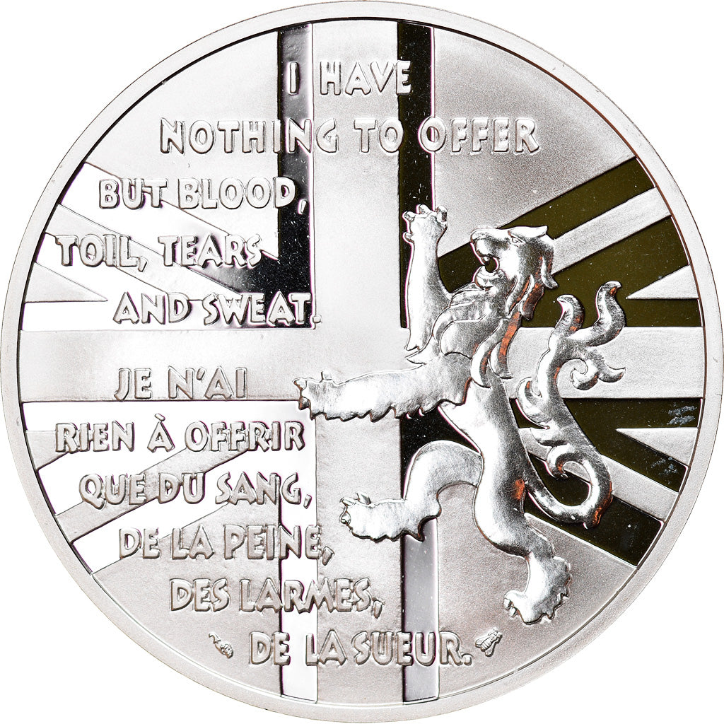 Moneta, Francia, Churchill, 100 Francs, 1994, BE, FDC, Argento, KM:1037