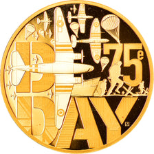 France, Monnaie de Paris, 50 Euro, D-Day, 2019, Paris, FDC, Or