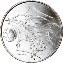 France, 1/4 Euro, Coupe du monde de Football, 2002, Paris, Proof, FDC, Argent