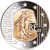 France, 5 Euro, Merci le franc !, 2002, Paris, Proof, MS(65-70), Silver and