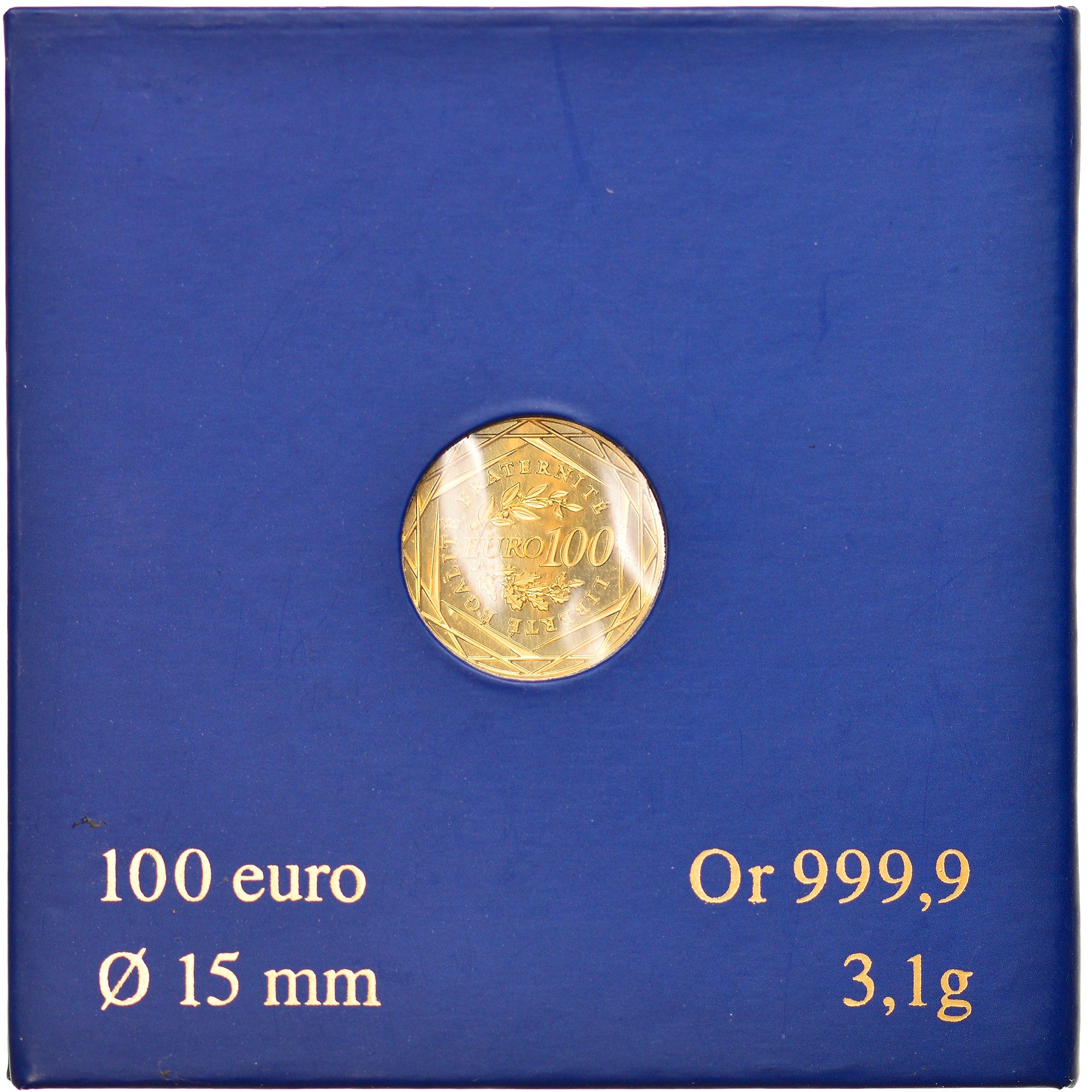 France, 100 Euro, La Semeuse, 2009, Paris, MS(65-70), Gold