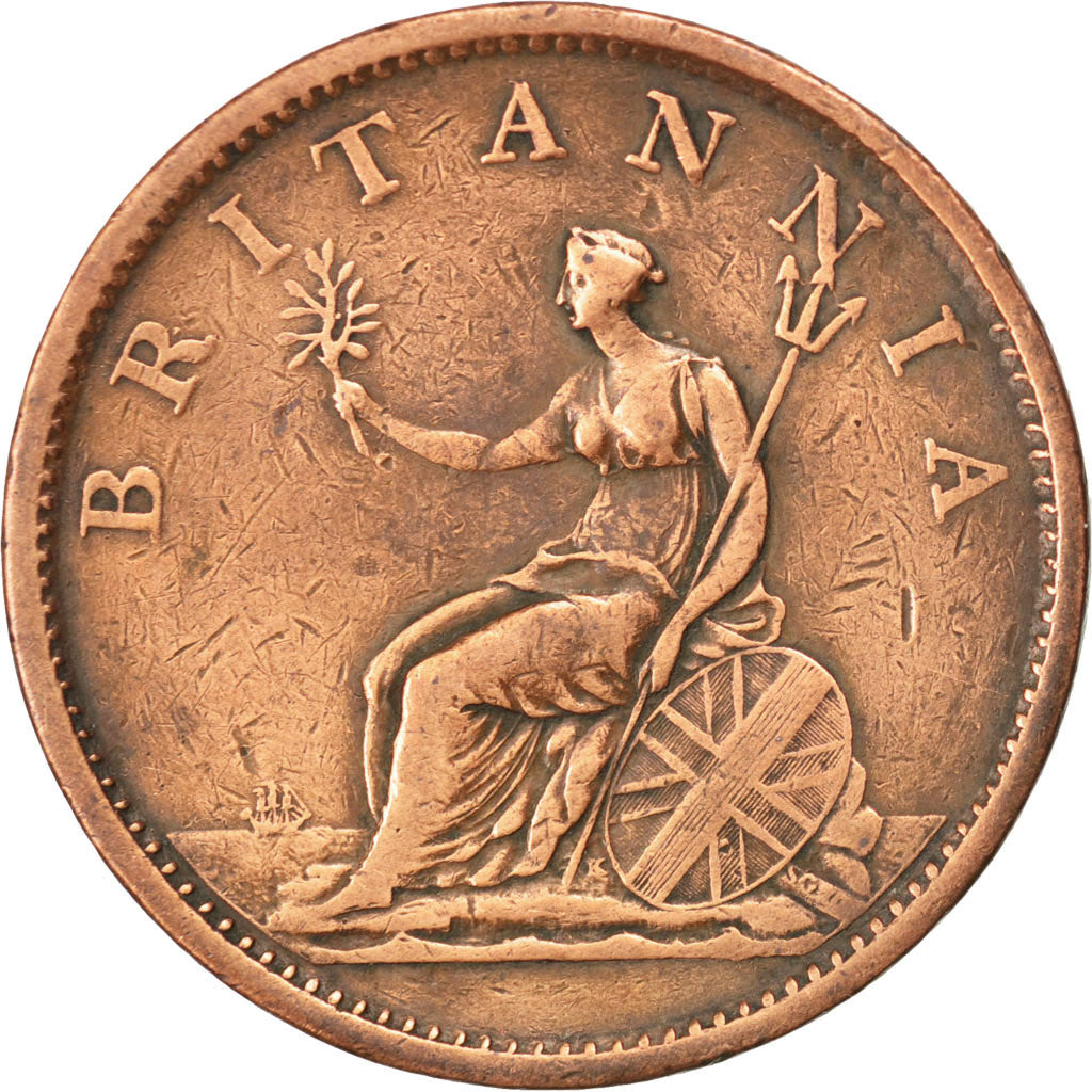 Great Britain, Penny, 1806, KM #663, EF(40-45), Copper, 18.80