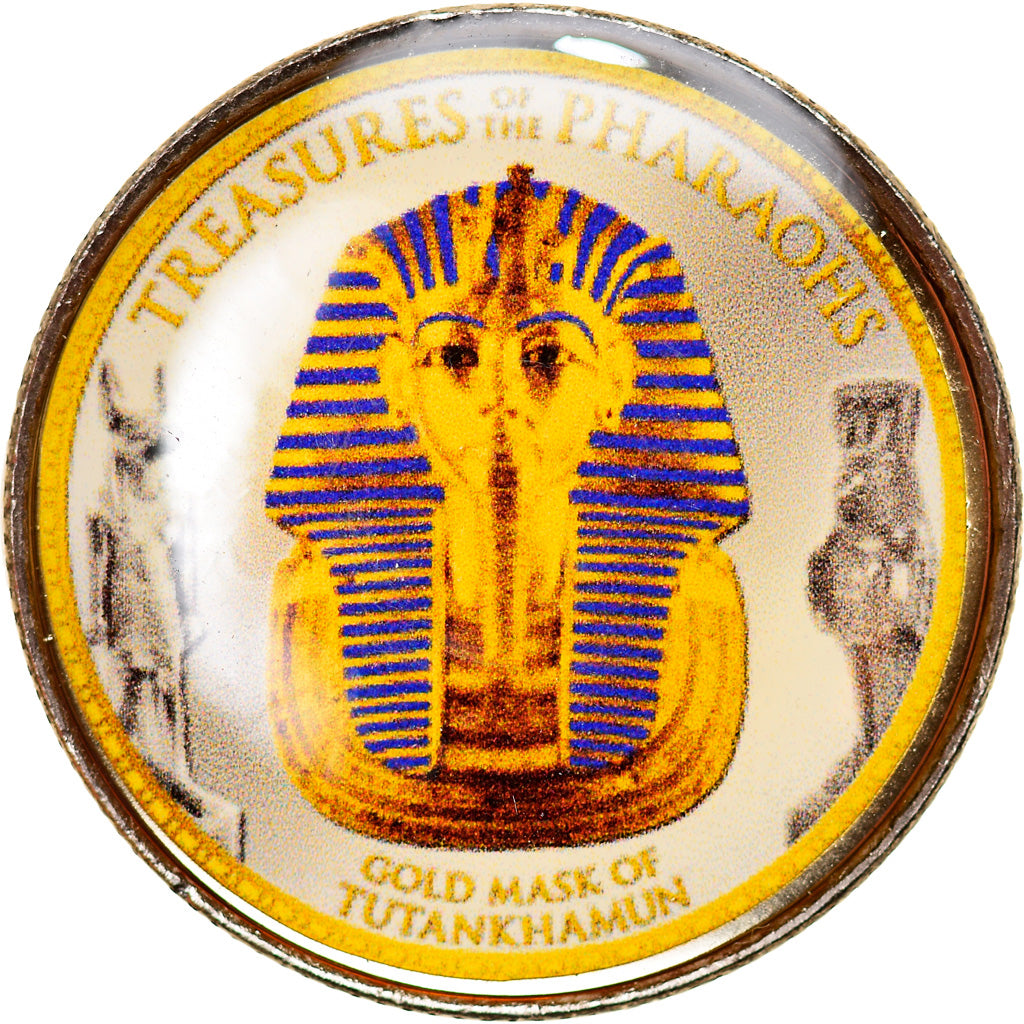 Monnaie, Égypte, Gold mask of Tutankhamun, Pound, 2010/AH1431, SPL, Bi-Metallic