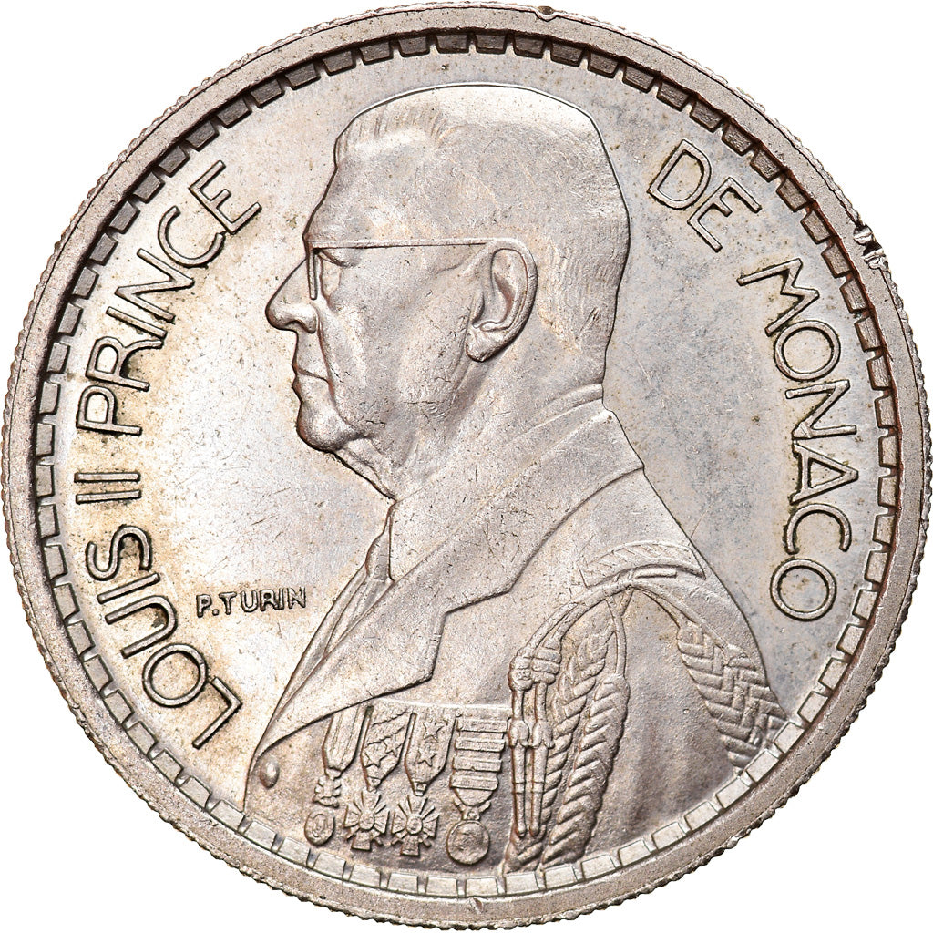 Coin, Monaco, Louis II, 10 Francs, 1945, ESSAI, AU(55-58), Copper-nickel