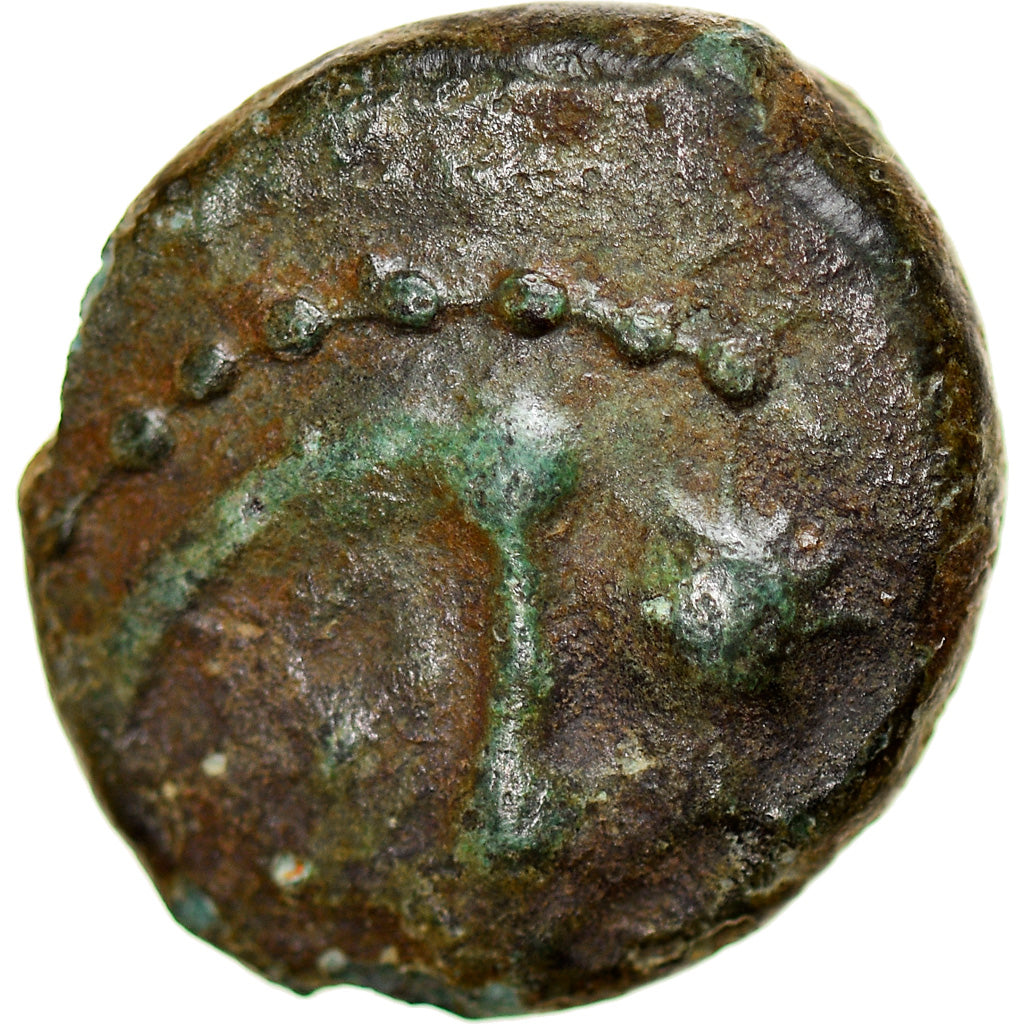 Coin, Bellovaci, 1/4 de statère à l'astre, 80-50 BC, Beauvais, EF(40-45)