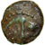 Münze, Bellovaci, 1/4 de statère à l'astre, 80-50 BC, Beauvais, SS, Bronze
