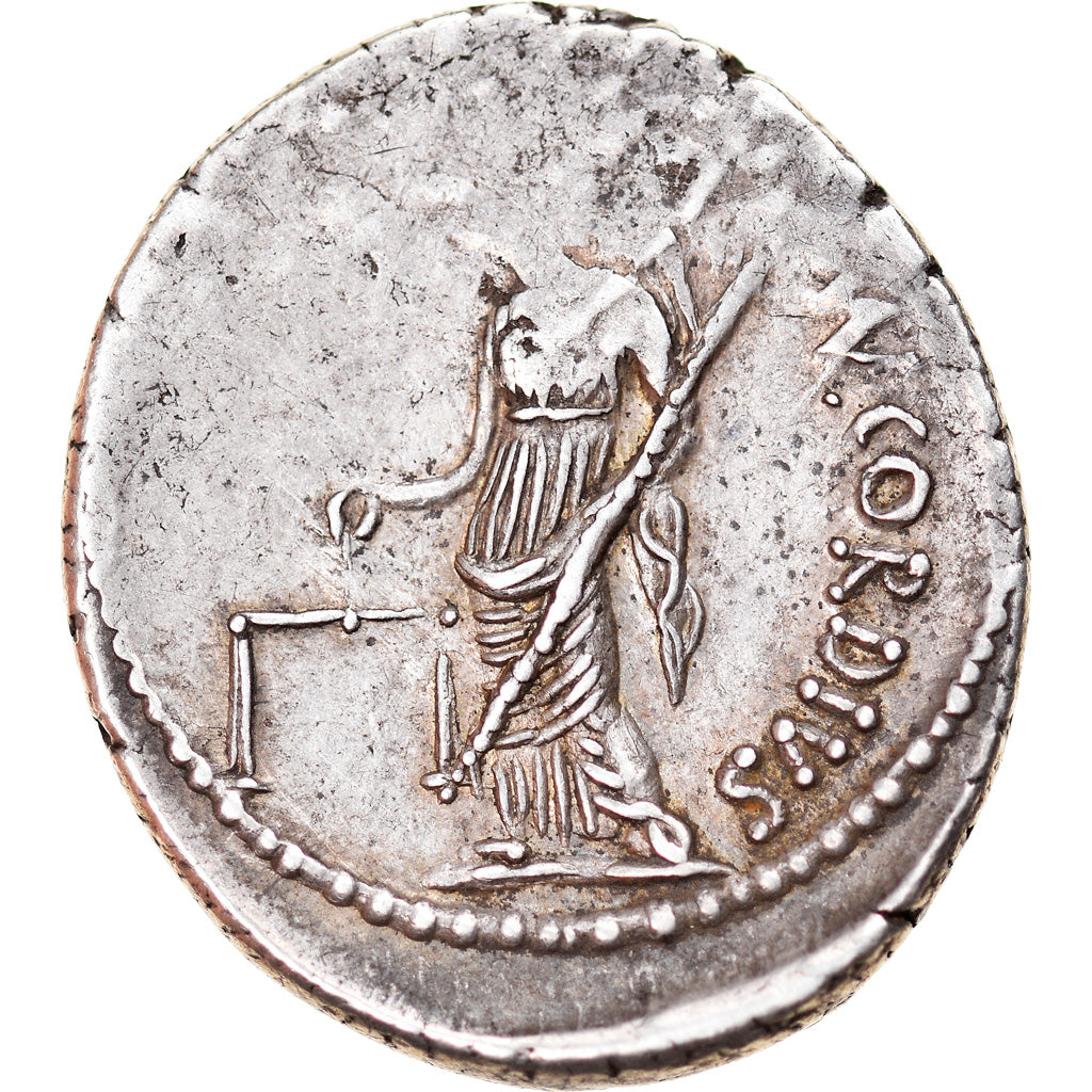 Monnaie, Cordia, Denier, 46 BC, Roma, TTB+, Argent, Babelon:1