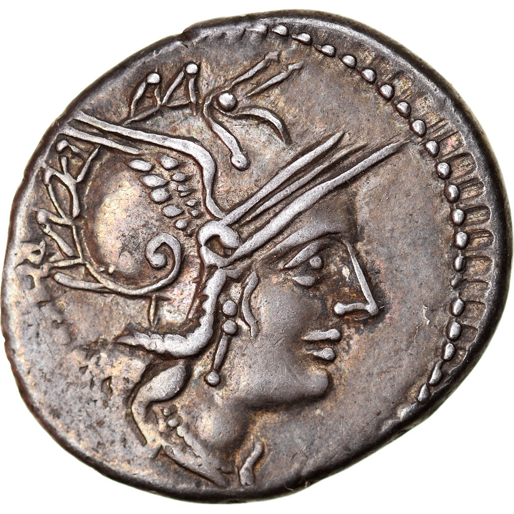 Coin, Tullia, Denarius, 120 BC, Roma, AU(55-58), Silver, Babelon:1