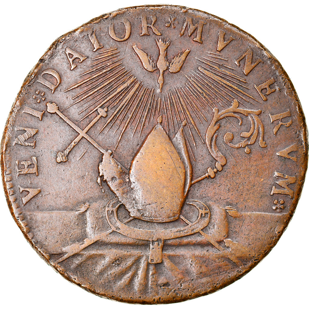 Francja, Token, Lille, Joseph Clément, Archevêque de Cologne, 1707, EF(40-45)