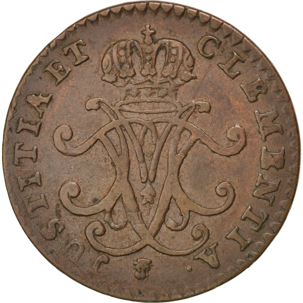 Coin, Luxembourg, Maria Theresa, Liard, 1752, Brussels, VF(30-35), Copper, KM:3