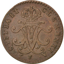 Coin, Luxembourg, Maria Theresa, Liard, 1752, Brussels, VF(30-35), Copper, KM:3