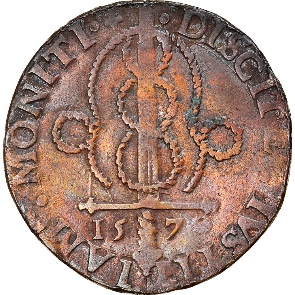 Spanische Niederlande, Token, Philip II, Chambre des Comptes de Lille, 1570, S+