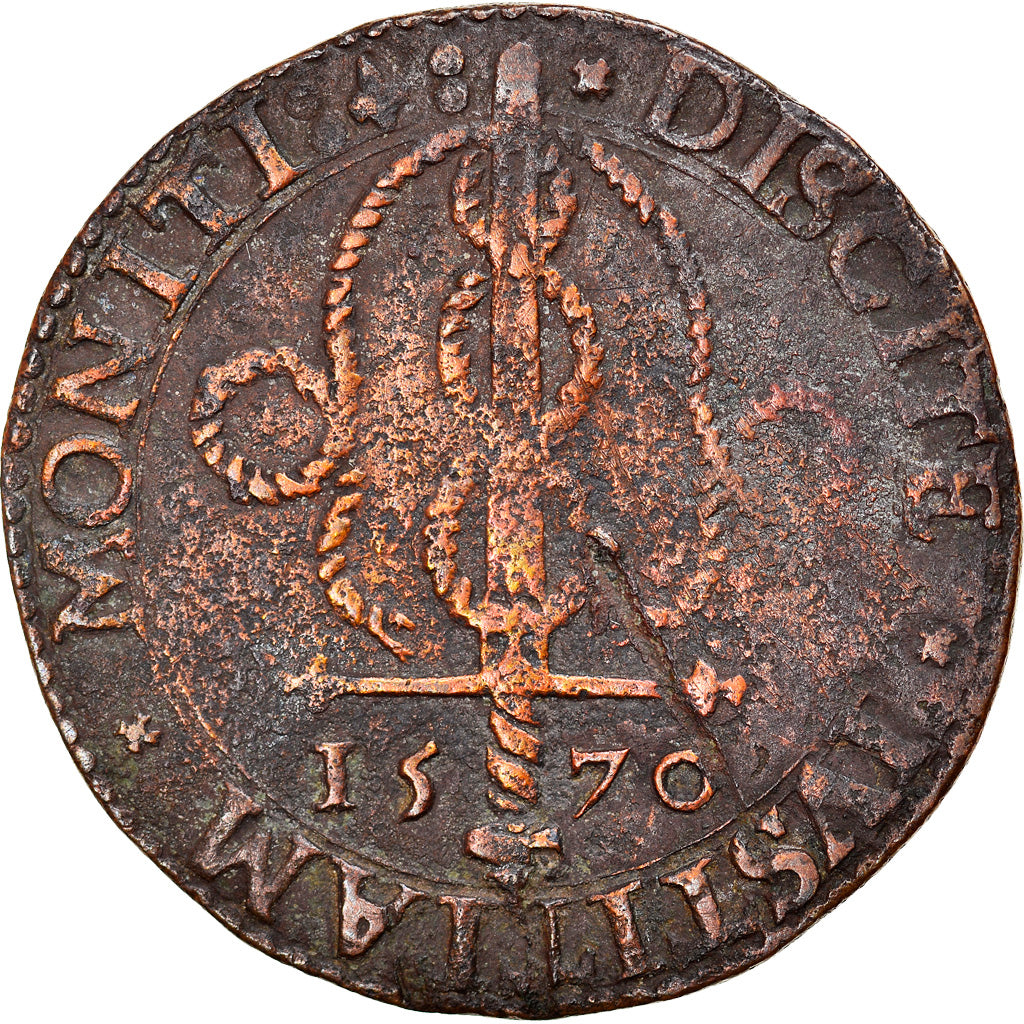 Spanish Netherlands, Token, Philip II, Chambre des Comptes de Lille, 1570