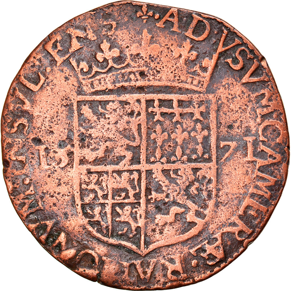 Spanish Netherlands, Token, Philip II & Anna, Chambre des Comptes de Lille