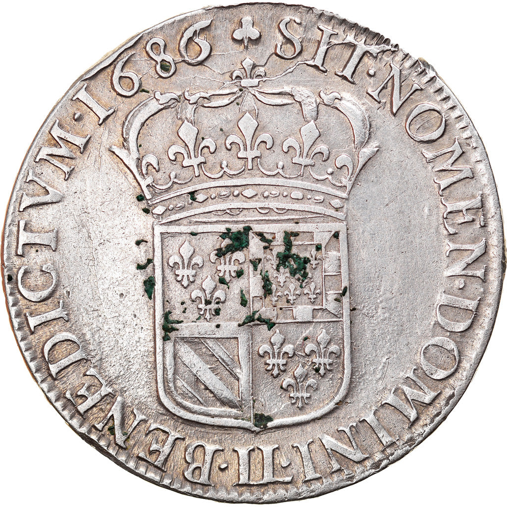 Monnaie, France, Louis XIV, Écu de Flandre, Ecu, 1686, Lille, TTB, Argent