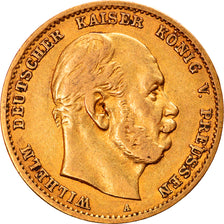 Monnaie, Etats allemands, PRUSSIA, Wilhelm I, 10 Mark, 1875, Berlin, TTB, Or